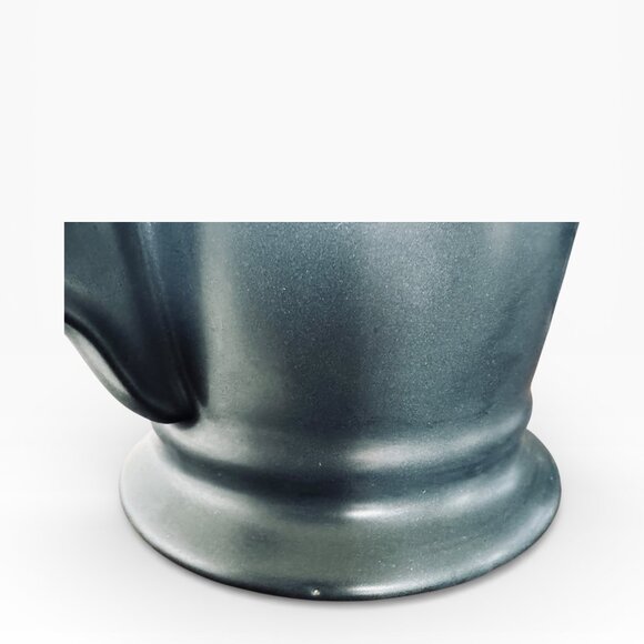 Anthropologie Monogram K Matte Black White Text Initial K Shaving Mug Classic - Picture 14 of 16